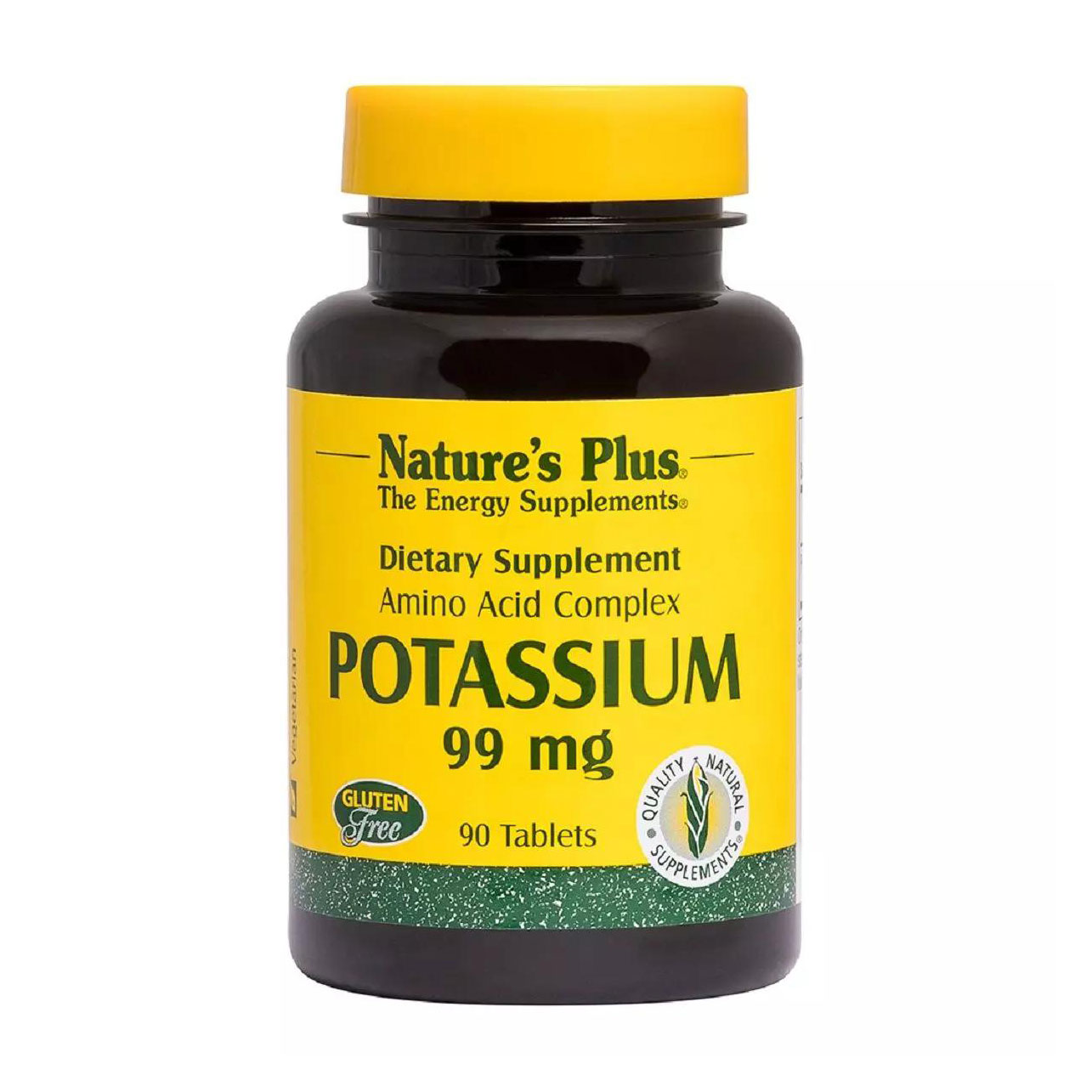 Калій NaturesPlus Potassium 99 мг, 90 таблеток